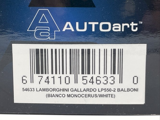 Lamborghini Gallardo LP 550-2 Valentino Balboni 1/43 AutoArt