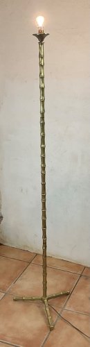 Lampadaire bambou tripode JANSEN CIRCA 1970 PANTON ERA lamp light design vintage