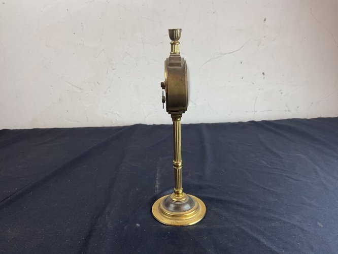 LAMPADAIRE CHAMPS ÉLYSÉES PENDULETTE DE BUREAU REVEIL 8 DAYS ALARM CLOCK UTI