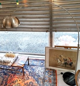 Floor Lamp Offset Marble Base Metal Lighting Lamp 14MAG 10/03