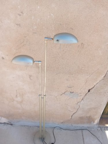 Lampadaire double lumière modèle jelken Ikea ,années 80 .