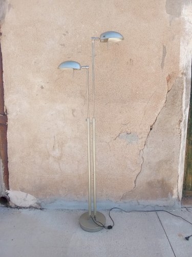Lampadaire double lumière modèle jelken Ikea ,années 80 .
