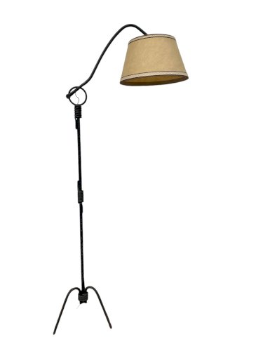 lampadaire en fer forgé de Jean Royére