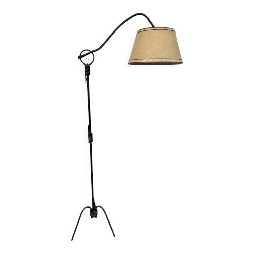 lampadaire en fer forgé de Jean Royére