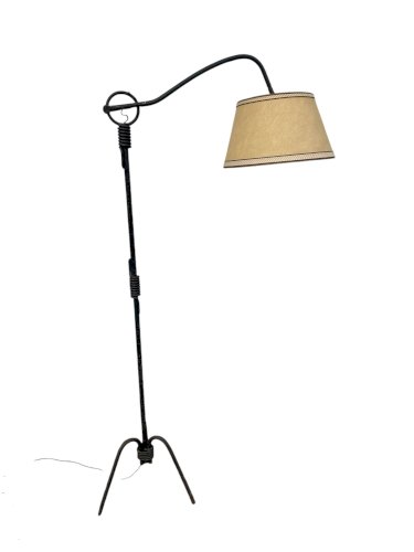 lampadaire en fer forgé de Jean Royére