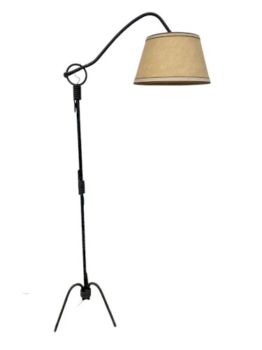 lampadaire en fer forgé de Jean Royére