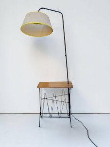 Floor lamp reading tablet 1950