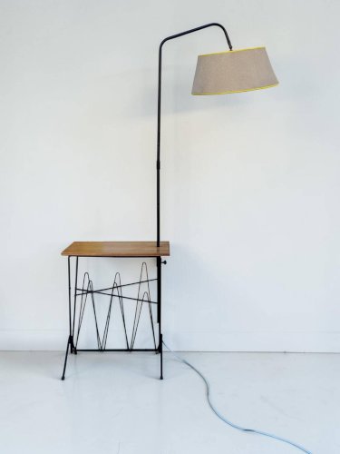 Lampadaire liseuse tablette 1950