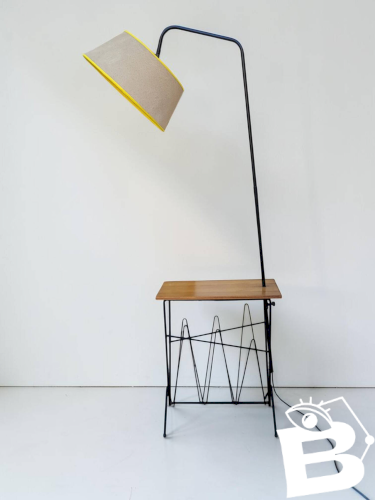 Lampadaire liseuse tablette 1950