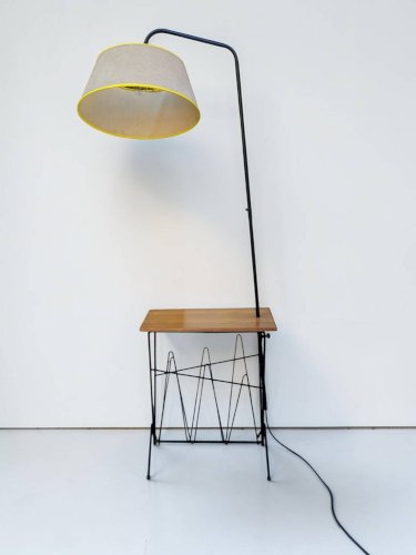 Lampadaire liseuse tablette 1950
