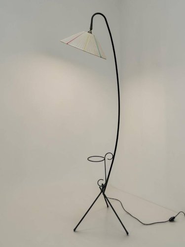 Lampadaire liseuse tripode, France, années 1950