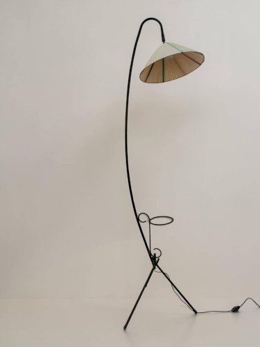 Lampadaire liseuse tripode, France, années 1950