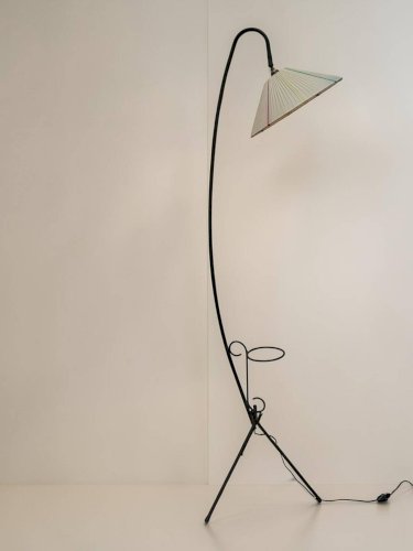 Lampadaire liseuse tripode, France, années 1950