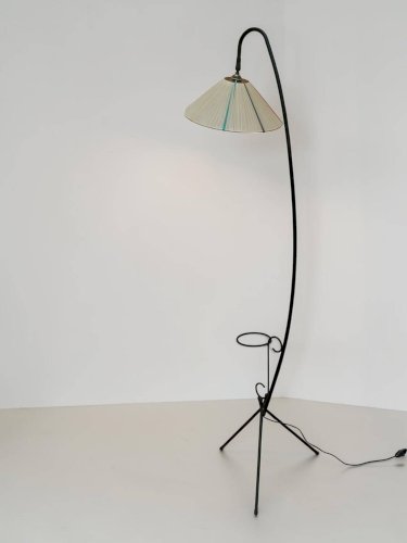 Lampadaire liseuse tripode, France, années 1950