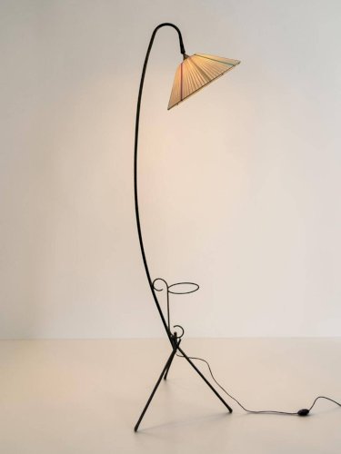Lampadaire liseuse tripode, France, années 1950