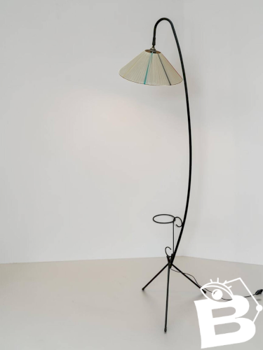 Lampadaire liseuse tripode, France, années 1950