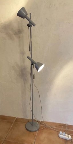 lampadaire liseuse vintage 2 spots année 50 design MS BELYSNING type