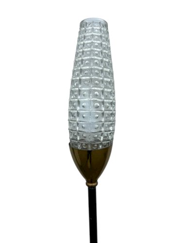 Lampadaire métal et corde années 1950