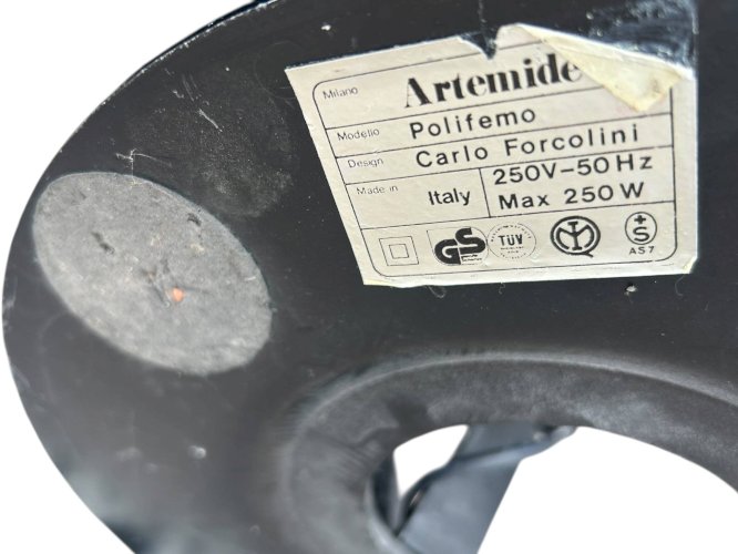 Lampadaire Polifemo  by Carlo Forcolini pour Artemide Edition 1980s