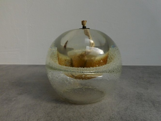 LAMPE A HUILE EN VERRE