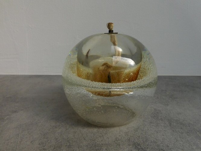 LAMPE A HUILE EN VERRE