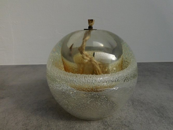 LAMPE A HUILE EN VERRE