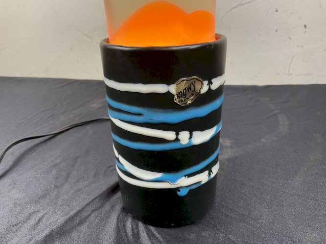 LAMPE A LAVE EN ÉMAUX DE LONGWY