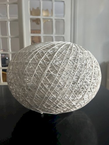 Lampe à poser en corde