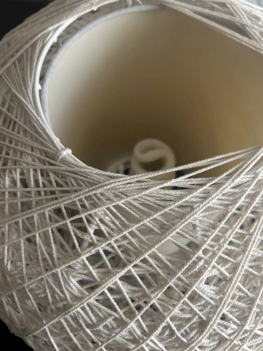 Lampe à poser en corde