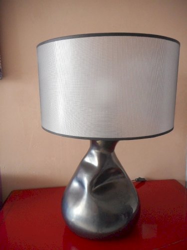 LAMPE A POSER HELIOS LA ARGENT LAURIE LUMINAIRE