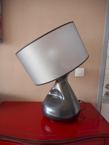 LAMPE A POSER HELIOS LA ARGENT LAURIE LUMINAIRE