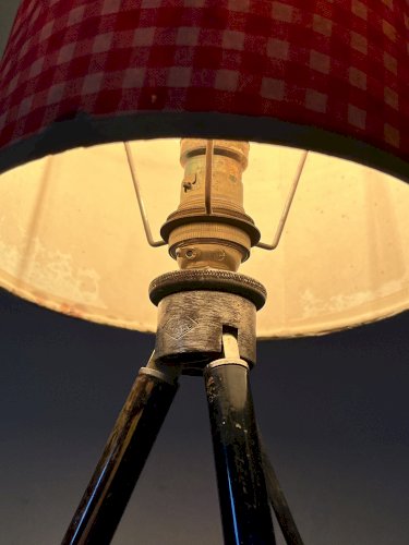 Lampe à poser vintage, pieds extensibles