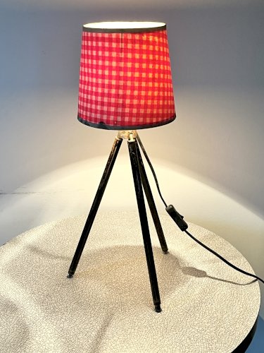Lampe à poser vintage, pieds extensibles