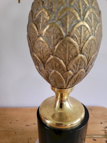 Lampe ananas Hollywood Regency anées 60