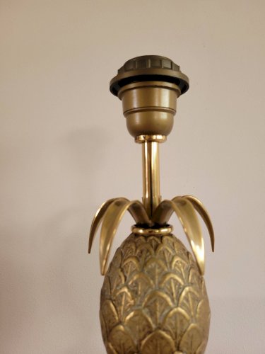 Lampe ananas Hollywood Regency anées 60
