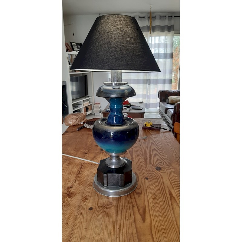 Lampe Torche Vintage Leclanché Chromée – Années 70, Fabriquée En France (occasion)