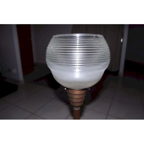 Lampe Année 60 Laiton , Cuivre et verre