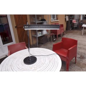 60s Lamp Metal and Chrome