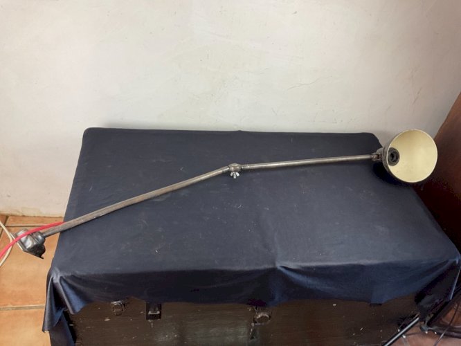 Lampe , applique industrielle Kaiser idell original 2 bras ( no gras , jielde )