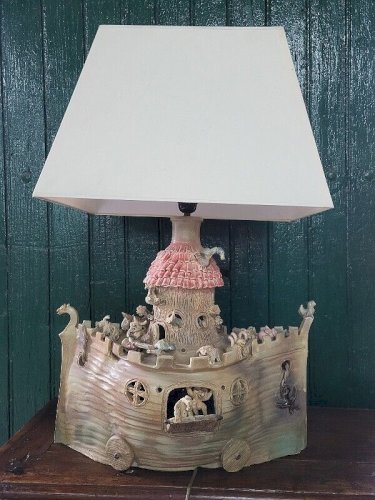 LAMPE ARCHE DE NOE VALLAURIS ALEXI KOSTANDA 2005