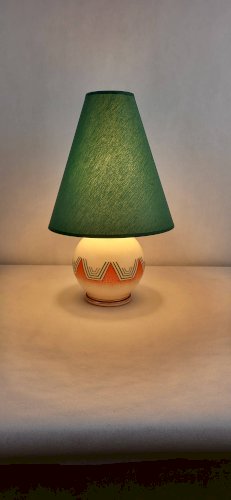 Lampe Art déco en verre