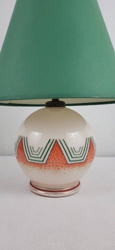 Lampe Art déco en verre