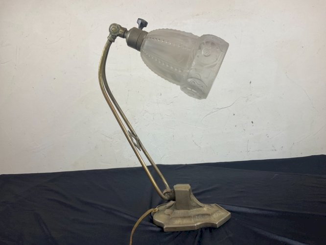 Lampe Art Nouveau art déco  - Muller Luneville