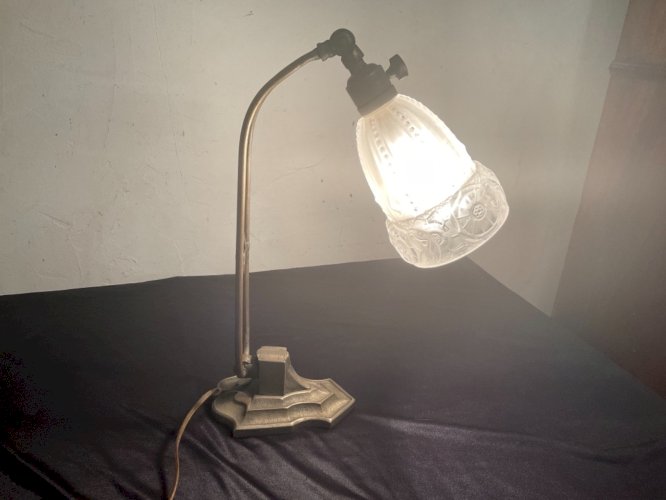 Lampe Art Nouveau art déco  - Muller Luneville