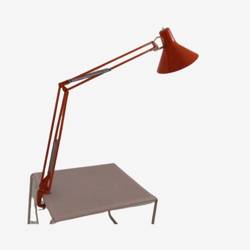 LAMPE ARTICULEE  LUXO  DESIGN DE JACOB JACOBSEN VERSION ORANGE ANNEES 70