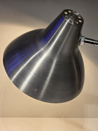 Lampe atelier métal années 70