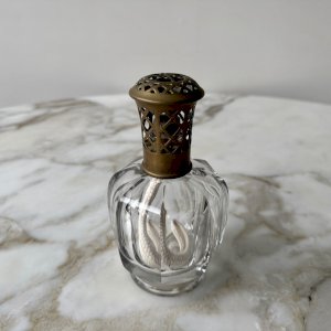 Lampe Berger en cristal taillé pans coupés début XXe M3932