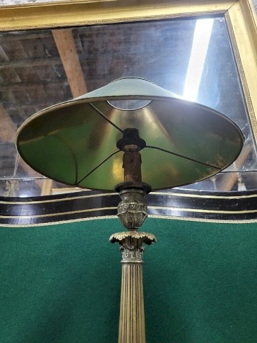 LAMPE BOUGEOIR EMPIRE EN BRONZE