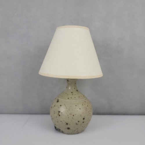 Lampe boule en grès pyrité