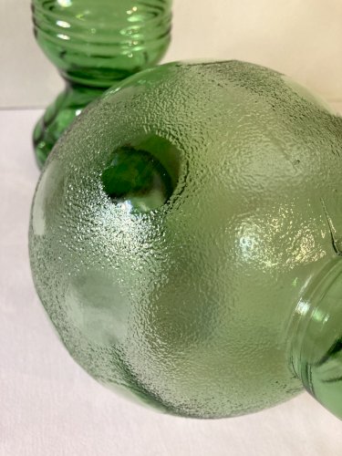 Lampe Cevin en verre vert